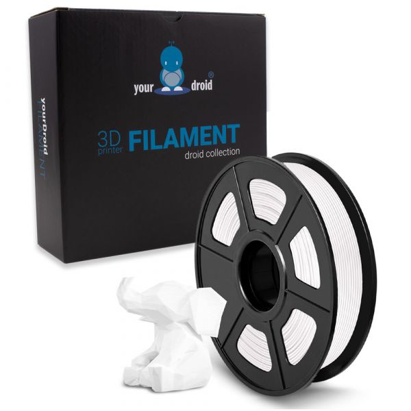 yourDroid TPU Filament Weiss 1.75mm 500g