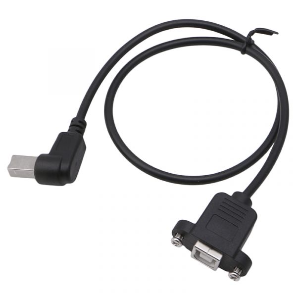 USB 2.0 B Stecker auf USB 2.0 B Buchse Panel Mount 50cm