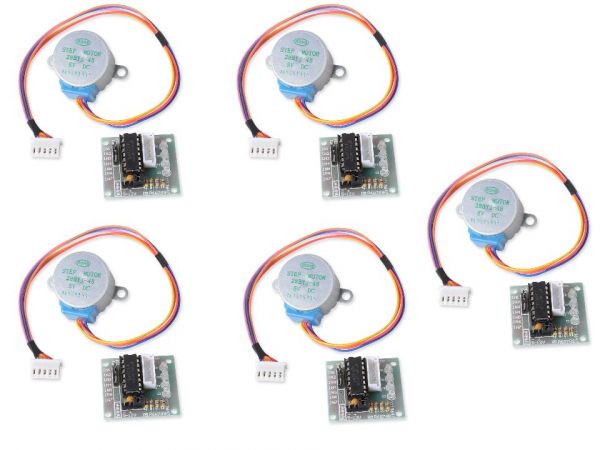 5x Schrittmotor 28BYJ48 inkl. Treiber