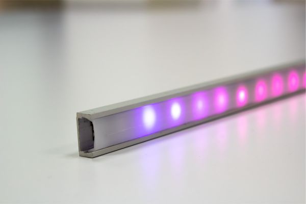 LED Aluminium Profil Schiene flach -1m