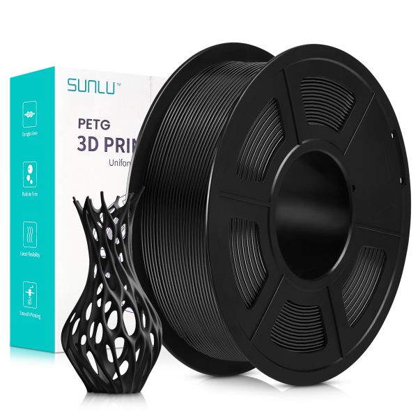 Sunlu PETG Filament Black 1.75mm 1kg