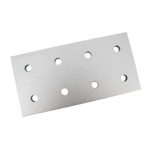 Montageplatte 8080-8 für Aluminiumprofile Silber