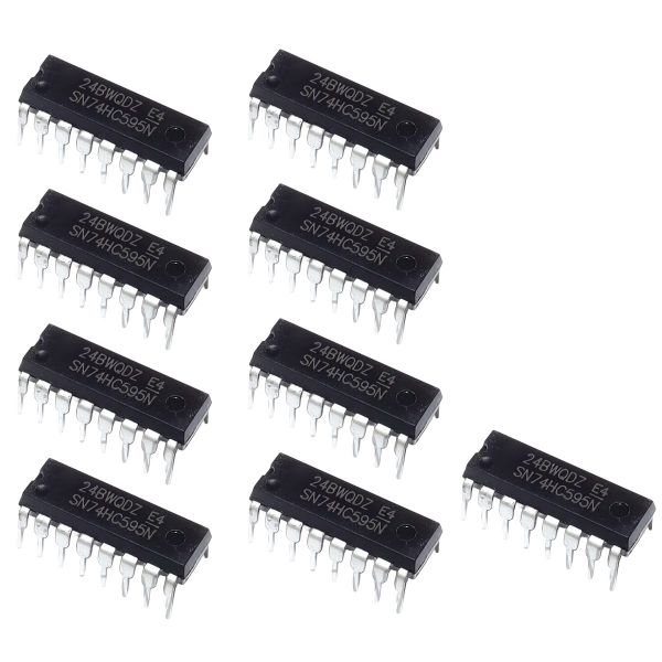10x SN74HC138N 1-of-8 Decoder/Demultiplexer IC, 3-to-8 Line Decoder, DIP-16, CMOS