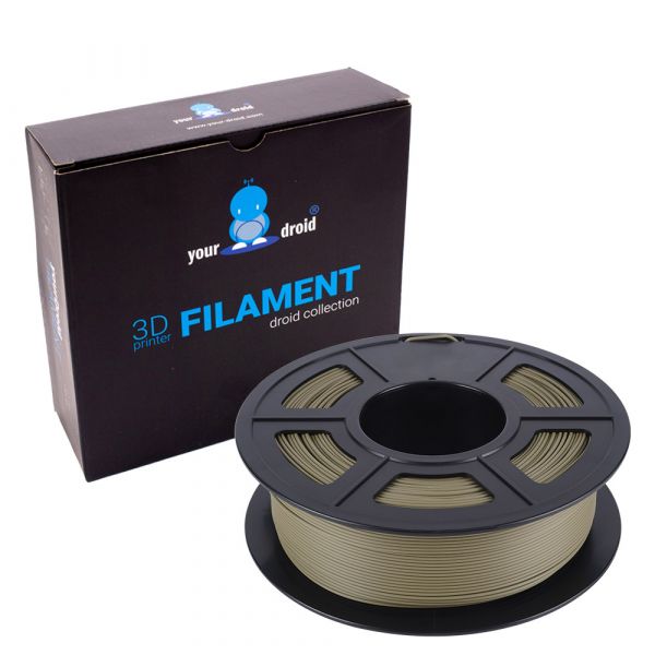 yourDroid PLA Filament Lehm Matt 1.75mm 1kg