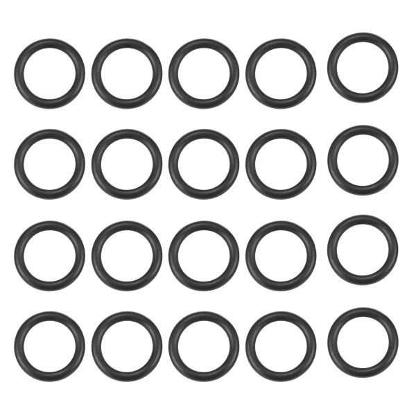 20x Gummi O-Ring 8 x 1 mm Dichtungsring Rundring