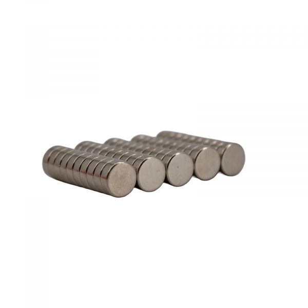 Neodym Magnet rund 6x2mm N35 50er Pack
