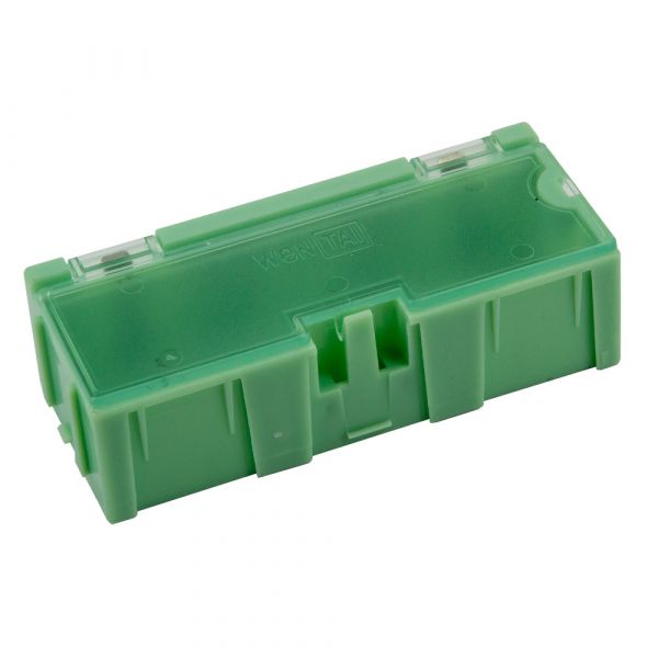 1x Leer Container Box 2 für SMD Bauelemente - grün