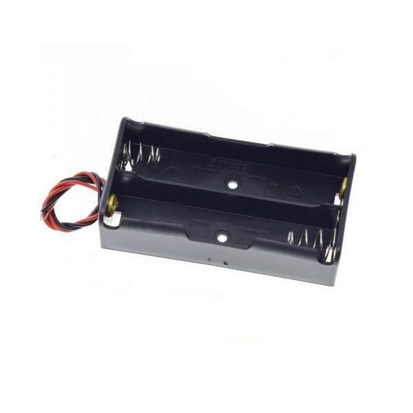 Batteriehalter 2x 18650 Batterie mit 15cm Anschlusskabel