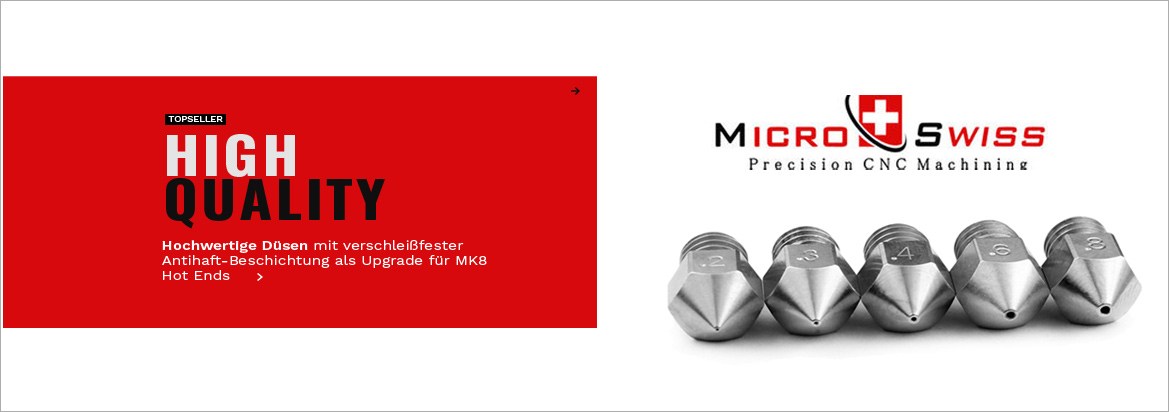 Micro Swiss Produkte Düsen für 3D Drucker