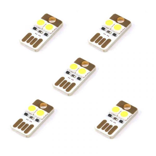 5x MINI USB-Stick Licht / Leuchte Watt Taschenlampe