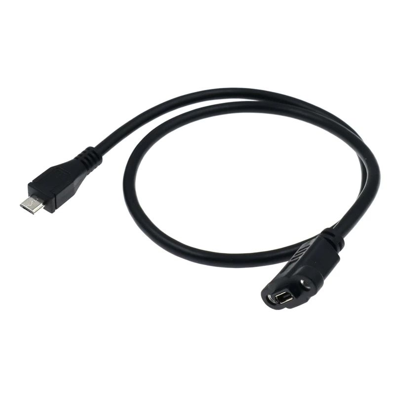 Adapter 5,5 / 2,5-mm-Buchse - Micro-USB-Stecker - mit einem 16-cm-Kabel