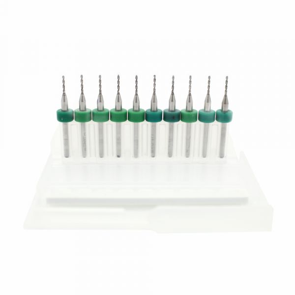 10x Mini Bohrer Drill 1.0 mm für PCB SMT CNC Dremel Proxxon Gravur Fräse 3D-Druck