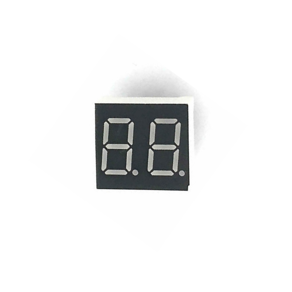 7-Segment Display 2 Bit Rot Common Anode 0.56"