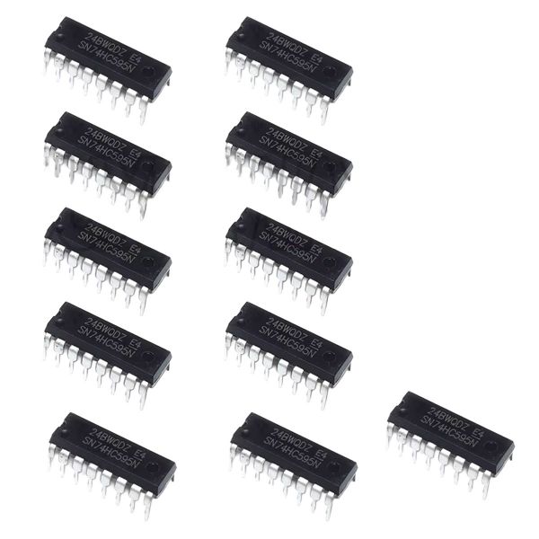 10x SN74HC02N Quad 2-Input NOR Gate IC DIP-14 – 74HC02 Logikgatter TTL-kompatibel