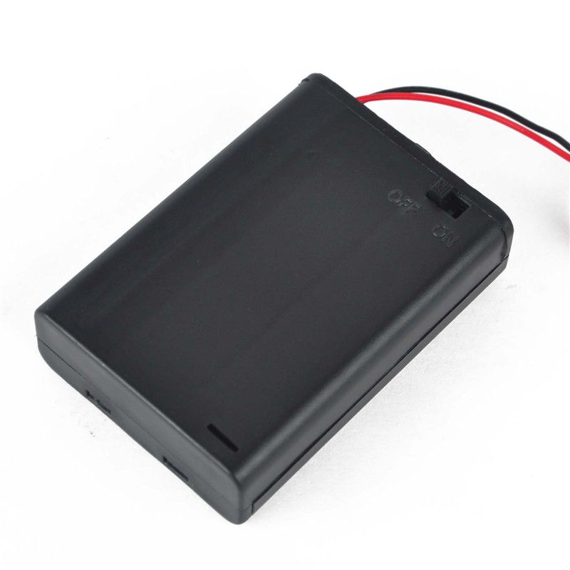 2x AA-Batteriehalter Mit USB-Anschluss - 3x AA, 4.5V-5V, Mit Ein/Aus-Schalter