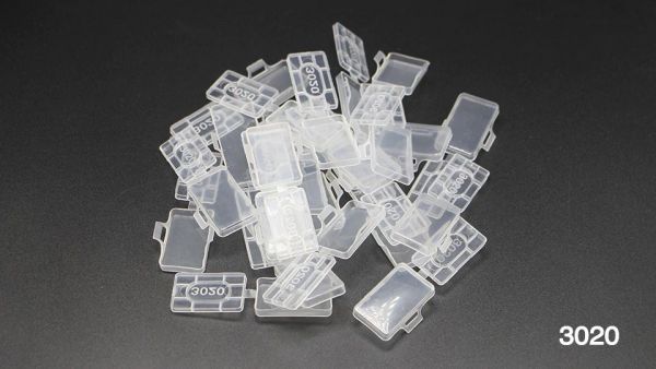 100 Kabelmarkierer transparent 30x20mm