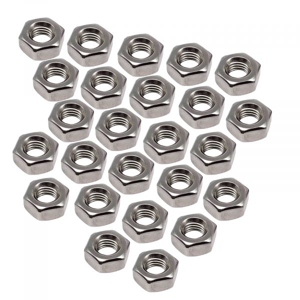 50x M6 Sechskantmutter DIN934