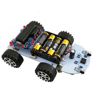 Bausatz Intelligentes Auto mit Spurverfolgung und Hindernisvermeidung STC89C52