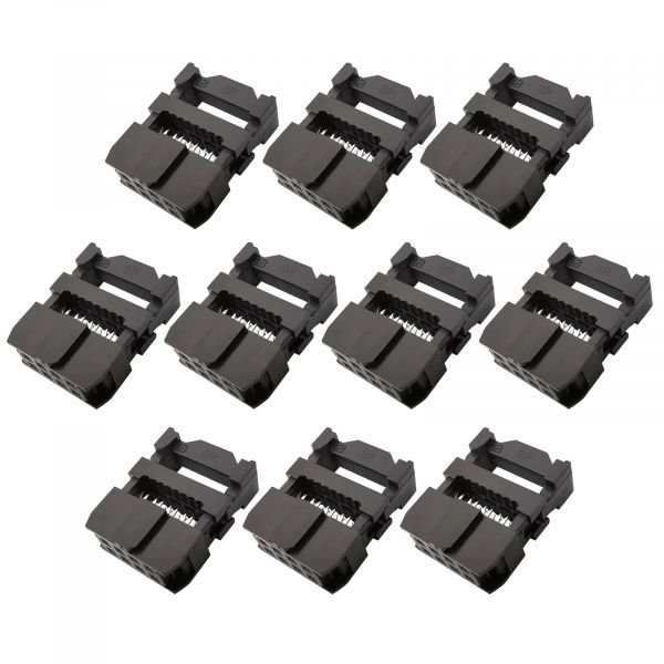 10 Stück IDC Buchse 8-Polig 2x4P 2.54mm