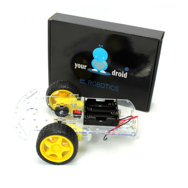 yourDroid 2WD Smart Car Chassis für DIY Roboter