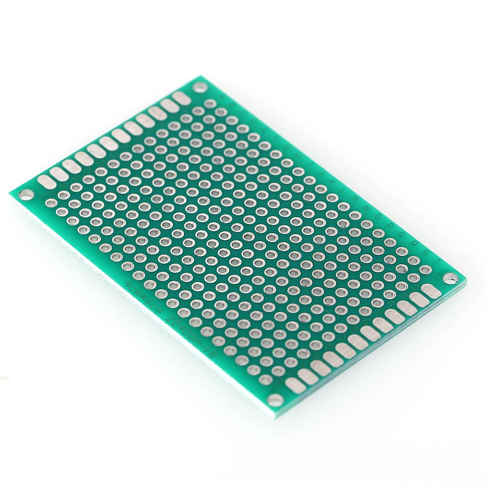 Doublesided perforated grid circuit board 4 x 6 cm Prototyping Arduino