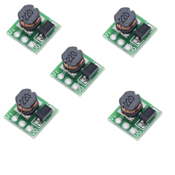 5x Spannungsregler Step-Up Modul 0.8-3.3V zu 3.3V