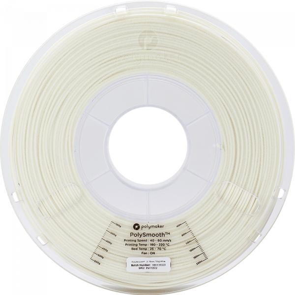 Polysmooth Filament Weiss White 1.75mm 750g