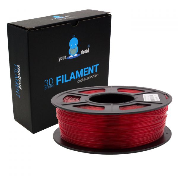 yourDroid PLA filament transparent rot