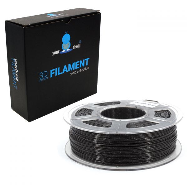 pla glitzer filament schwarz 1.75mm