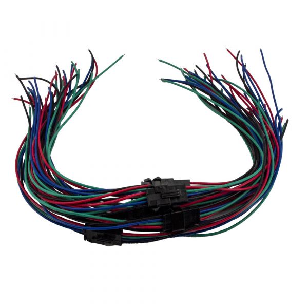 10x 1 Paar 4PIN JST Kabel für RGB Led-streifen