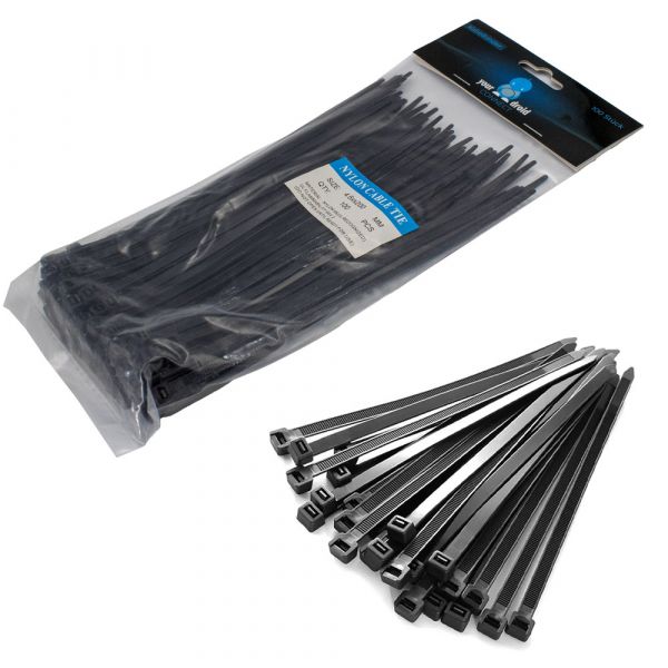 100 Kabelbinder schwarz 4,6*200mm
