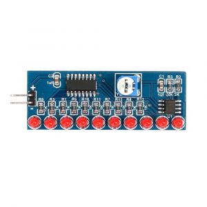 LED Lauflicht fertig aufgebaut