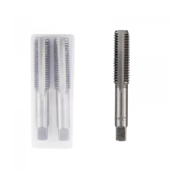 2x M14 Gewindebohrer HSS – Metrischer Handgewindebohrer mit gerader Nut