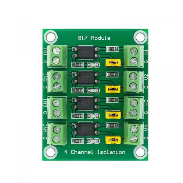 PC817 Optokoppler Isolationsmodul 4-Kanal 3,6–30 V Treiber Spannungswandler