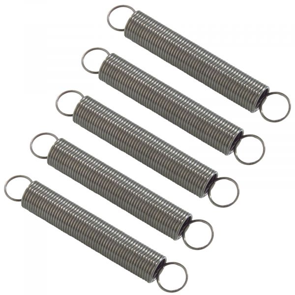 5x Zugfeder Edelstahl 0,4 × 3 × 20 mm Spannfeder für Mechanik und Modellbau