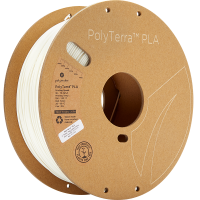 Polymaker PolyTerra PLA Filament Cotton White 1.75mm 1kg