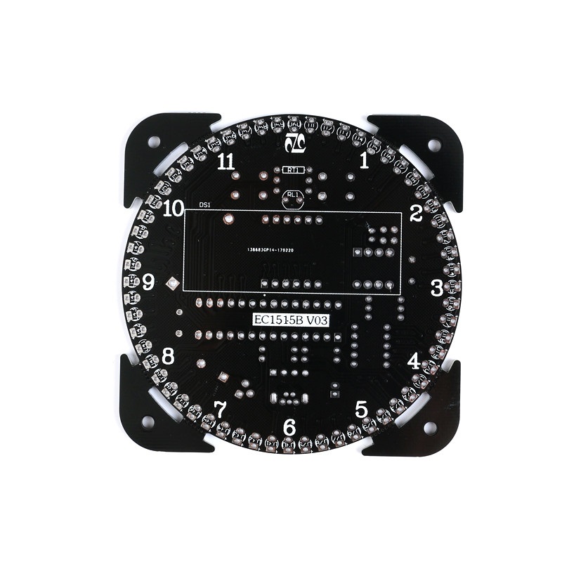 Bausatz: DS1302 Rotation LED Uhr mit Gehäuse | eBay