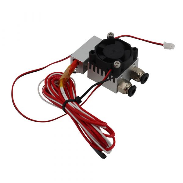 2 in 1 out Dual Extruder Hotend 12V 1.75mm