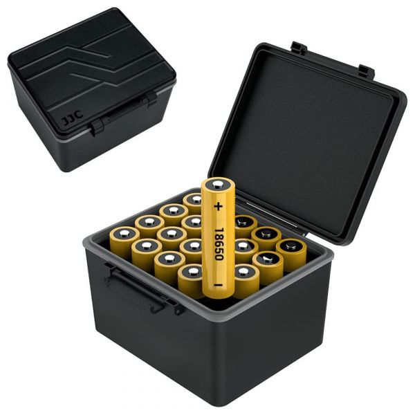 Aufbewahrungsbox für 20 18650 Akku-Batterien