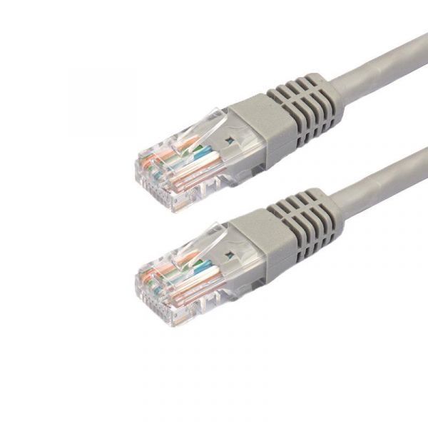Cat6 3m UTP Patchkabel 26AWG-CU, PVC Ummantelung, Grau