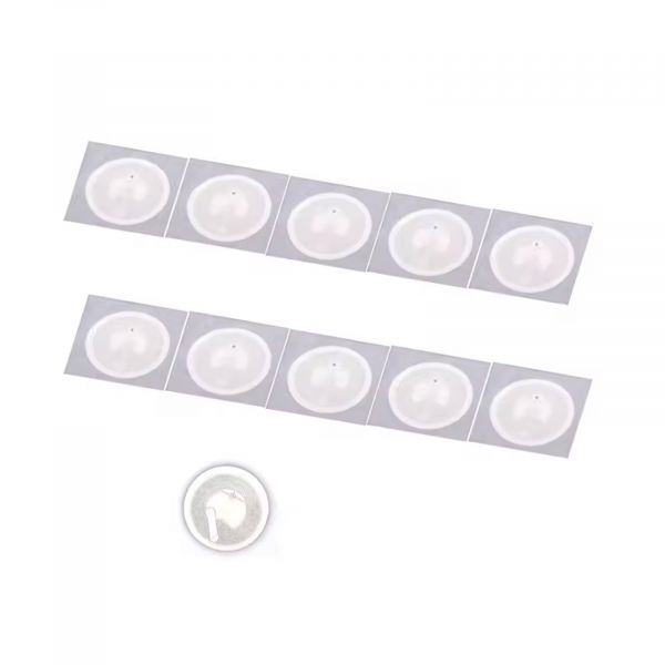 10 Stück NFC Tags Sticker 13.56MHz Ntag213 rund 25mm ISO14443A NTAG 213