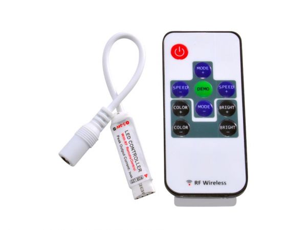 RF Wireless Mini Remote Controller RGB LED Strip