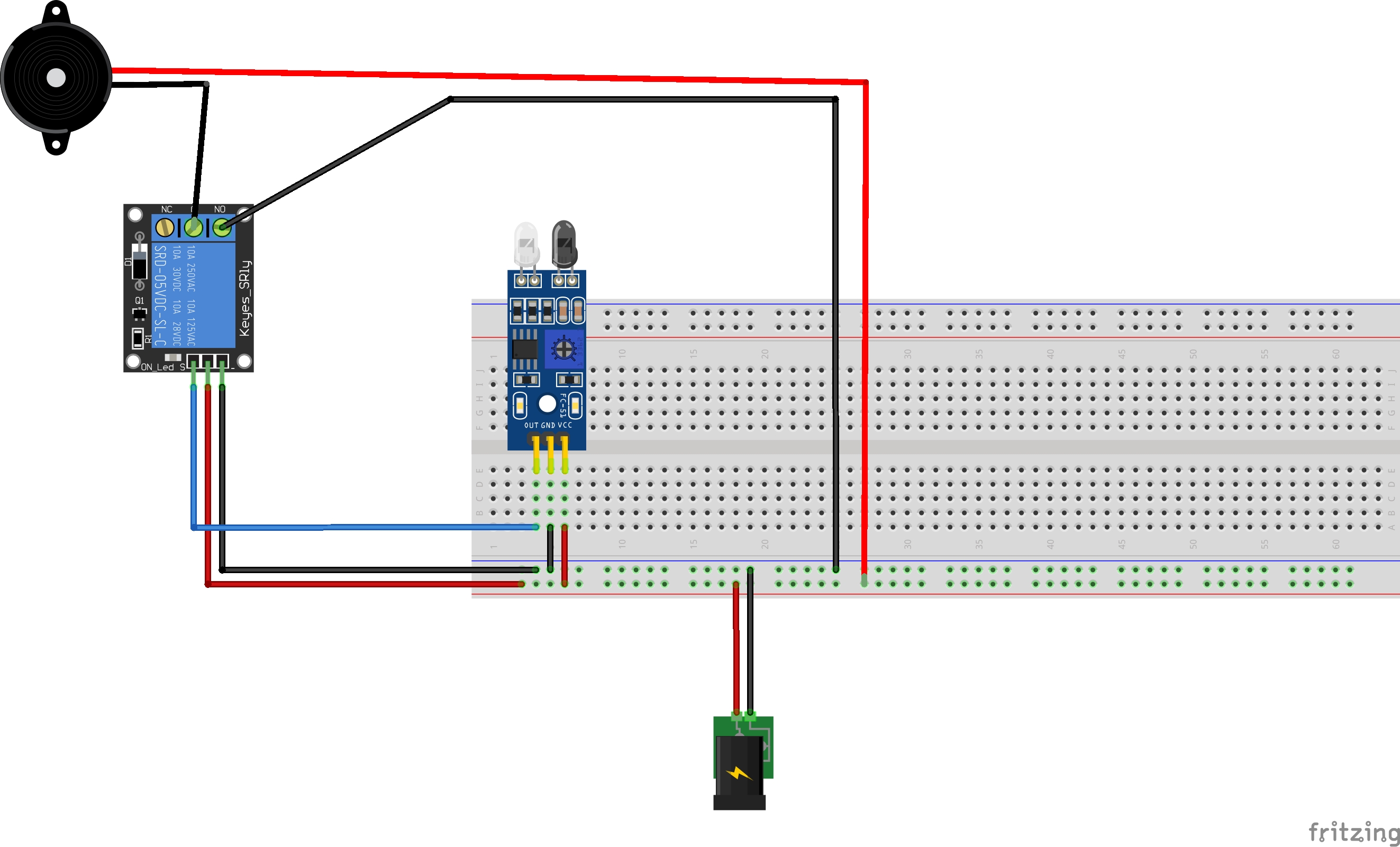 IR-Relay_Steckplatine