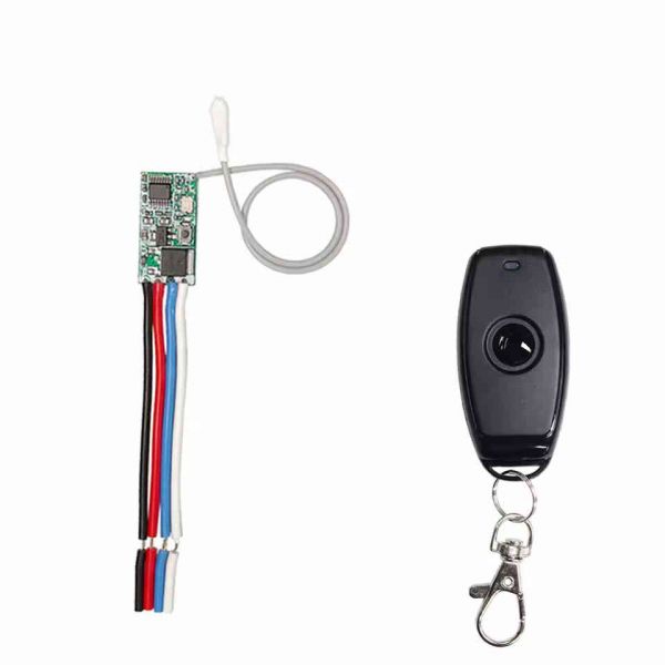 433MHz RF Relaismodul mit Fernbedienung 1-Kanal DC 3.6V-24V