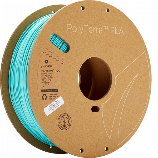 Polymaker PolyTerra PLA Filament Arctic Teal 1.75mm 1kg