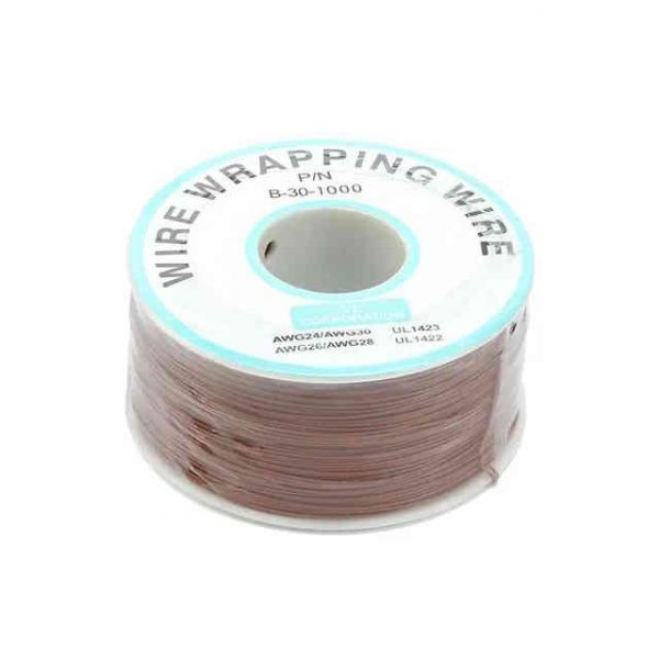 250m 30AWG Kupferkabel Braun