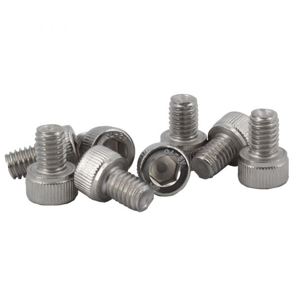 50x M6x8mm Sechskantschraube DIN912 Edelstahl