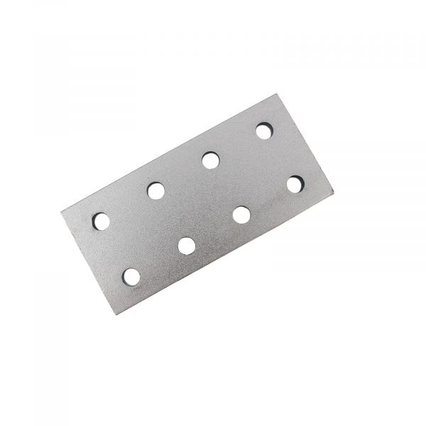 Montageplatte 2040-8 für Aluminiumprofile Silber