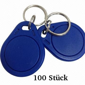 100 x RFID Schlüsselanhänger NFC-Token