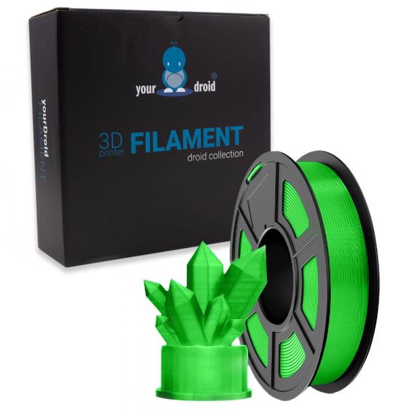 yourDroid filament TPU transparent grün 500g